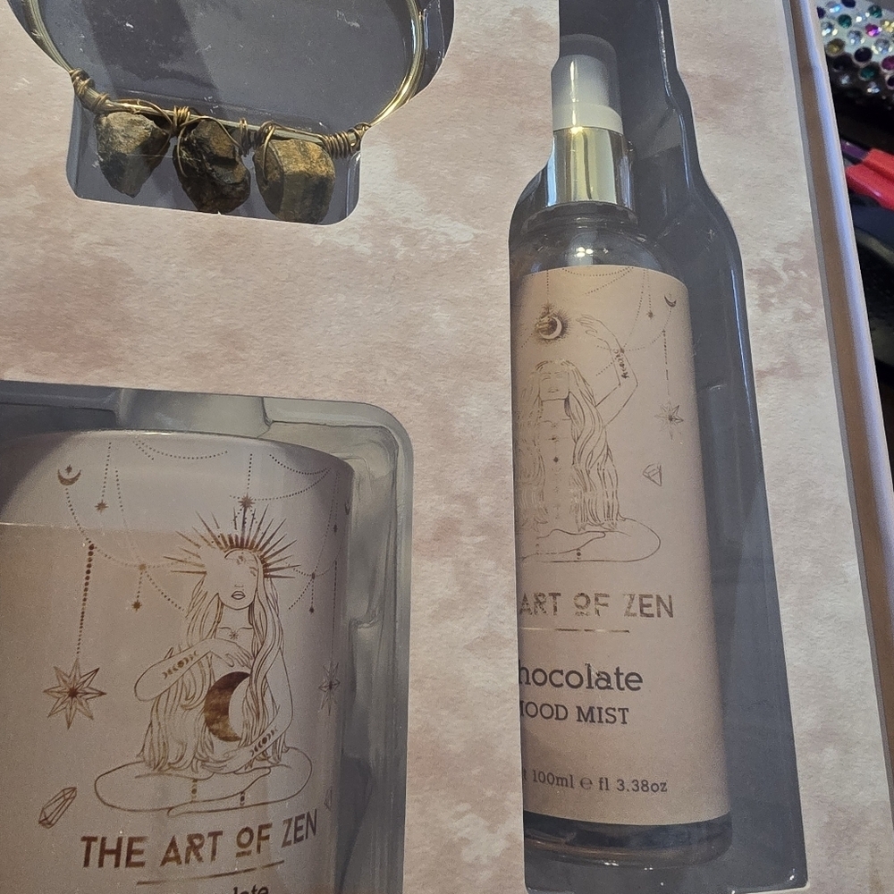 The Art of Zen Beautiful Inside and Out - Chocolate - Tiger Eye Crystal - Picture 4 of 6